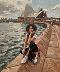 Oil on Canvas character